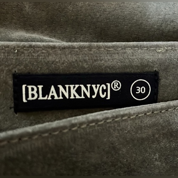 PRICE FIRM 100% Leather Olive Green Suede Asymmetrical Wrap Mini Skirt Sz30 - Picture 7 of 9